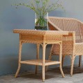 Outdoor coffee table Chad 56x56 cm, handmade weaving, modern design