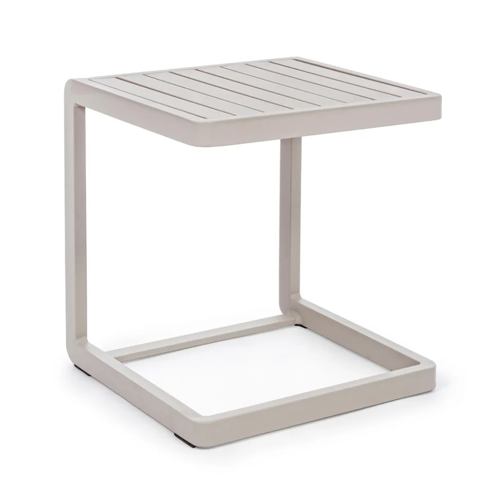 Garden Coffee Table in Painted Aluminium, Homemotion, 2 Pieces - Rodric Viadurini