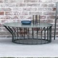 Garden Coffee Table in Hpl and Painted Metal Made in Italy - Guerrino