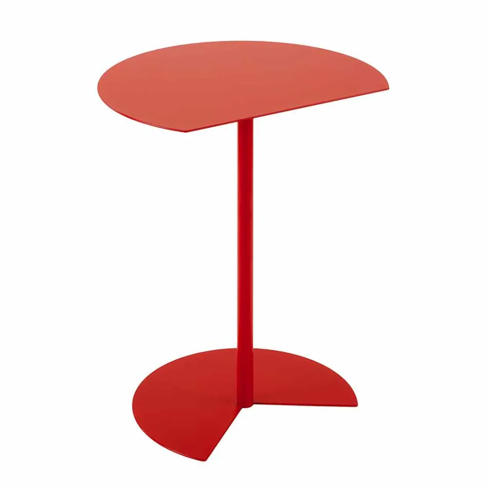 Modern Design Colored Metal Garden Coffee Table in 3 Sizes - Cettina Viadurini