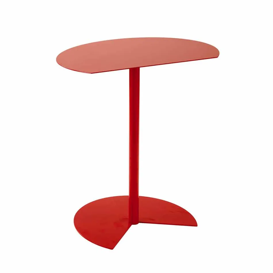 Modern Design Colored Metal Garden Coffee Table in 3 Sizes - Cettina Viadurini