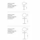 Modern Design Colored Metal Garden Coffee Table in 3 Sizes - Cettina Viadurini