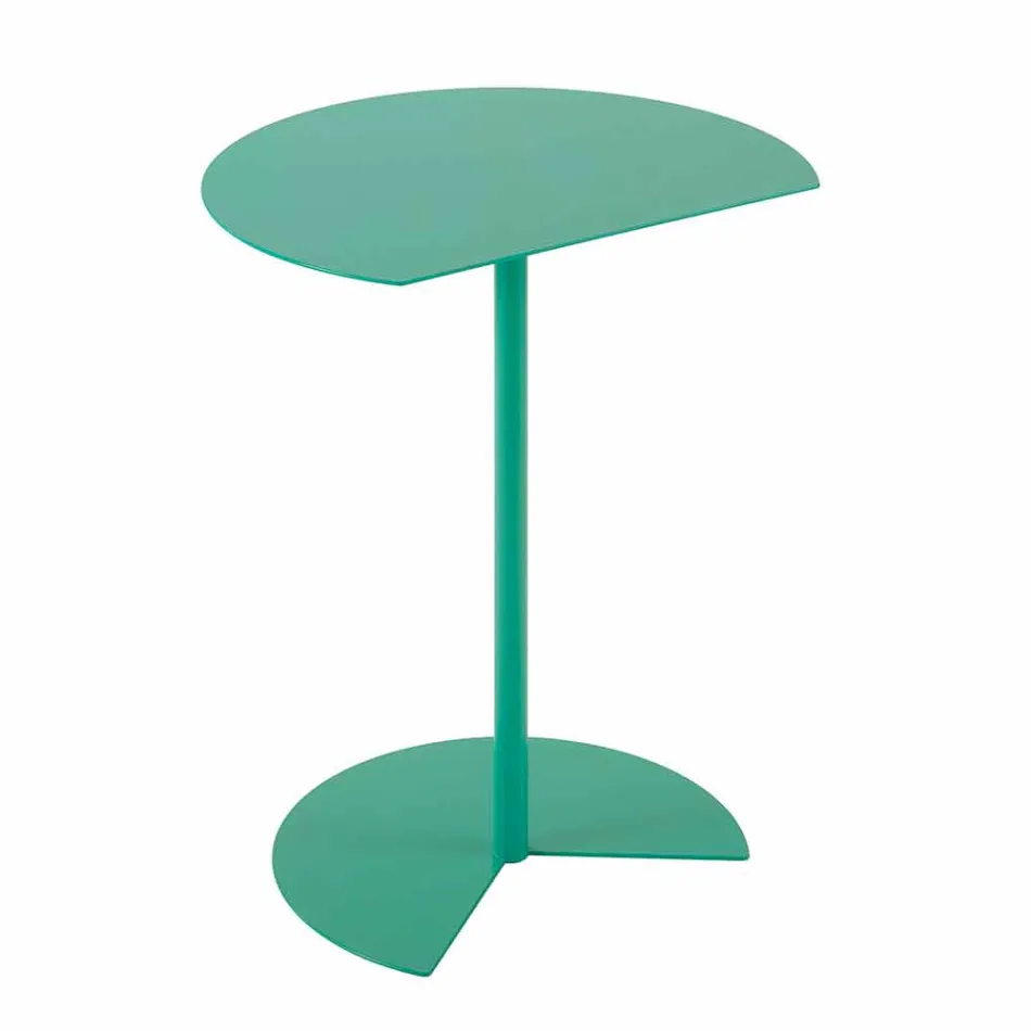 Modern Design Colored Metal Garden Coffee Table in 3 Sizes - Cettina Viadurini