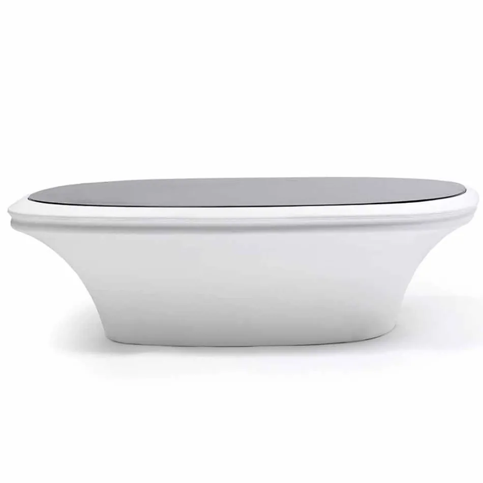 Modern Ufo garden table 100x100 cm by Vondom, in polyethylene Viadurini