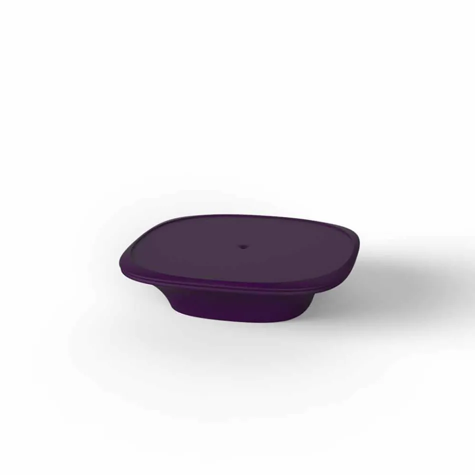 Modern Ufo garden table 100x100 cm by Vondom, in polyethylene Viadurini
