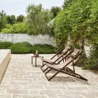 Round Garden Coffee Table in Painted Aluminum - Bahia by Varaschin Viadurini