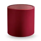Round Garden Coffee Table in Colored Polyethylene Made in Italy - Noemi Viadurini