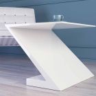Table white modern design seating Zeta made in Italy Viadurini