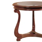 Coffee Table with Glass Top Made in Italy - Sedna Viadurini