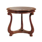 Coffee Table with Glass Top Made in Italy - Sedna Viadurini