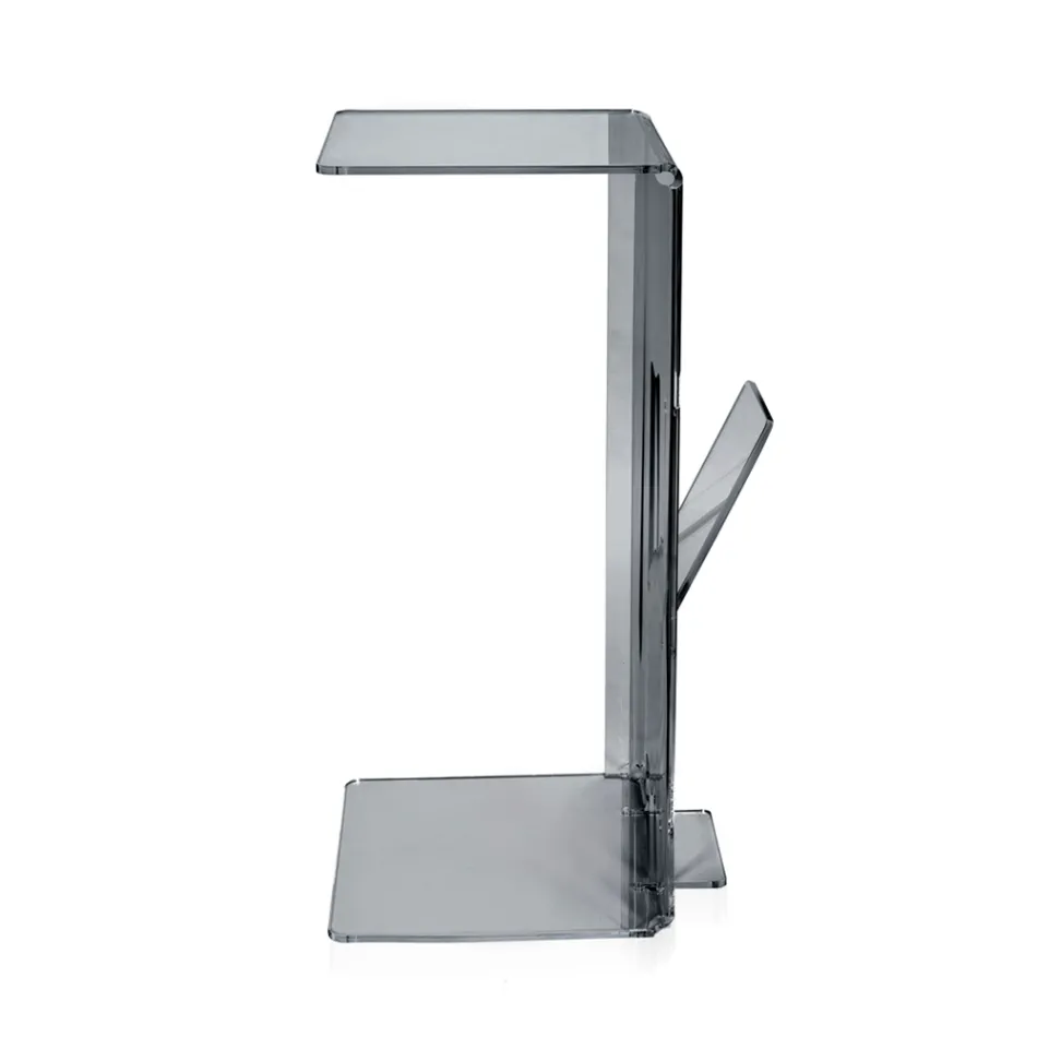 Coffee Table with Plexiglass Magazine Rack Made in Italy - Belle Viadurini