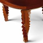 Modern design wooden coffee table, made in Italy, Loris Viadurini