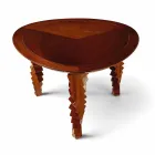 Modern design wooden coffee table, made in Italy, Loris Viadurini