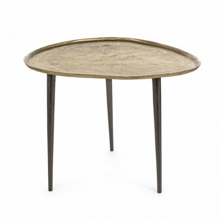 Homemotion Design Coffee Table with Aluminum Top - Yamila Viadurini