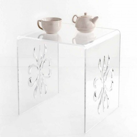 Design coffee table in Mandas transparent plexiglass Viadurini