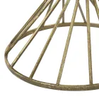 Golden Iron Coffee Table with Mirror Top - Apricot Viadurini