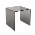 Contemporary smokable coffee table 40x40cm Terry Small, made in Italy Viadurini