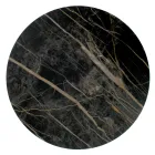 Stoneware Coffee Table with Steel Base Made in Italy - Aspira Viadurini