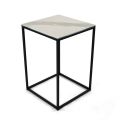 Stoneware Coffee Table and Steel Base Made in Italy - Birba