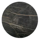 Coffee Table in Porcelain Grès and Round Base Made in Italy - Tullia Viadurini