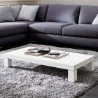 Hpl Coffee Table with Metal Legs Made in Italy - Nebbiolo Viadurini