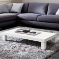 Hpl Coffee Table with Metal Legs Made in Italy - Nebbiolo