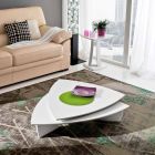 Coffee Table in Lacquered Mdf with Swivel Top Made in Italy - Lisa Viadurini