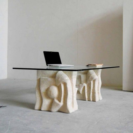 Contemporary living room coffee table and crystal Priamo-S Viadurini