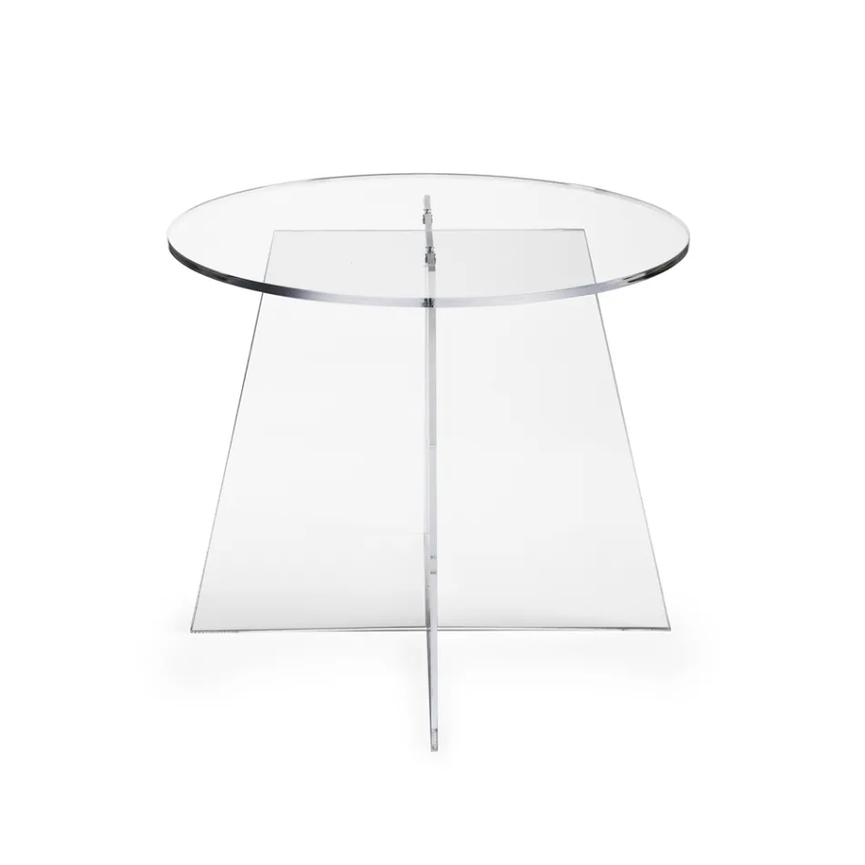 Plexiglass coffee table with different finishes made in Italy - Aurora Viadurini