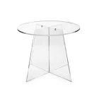 Plexiglass coffee table with different finishes made in Italy - Aurora Viadurini