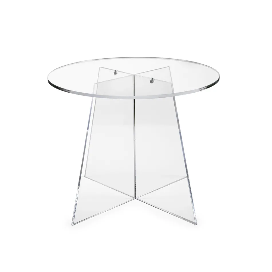 Plexiglass coffee table with different finishes made in Italy - Aurora Viadurini