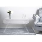 Coffee Table in Transparent Plexiglass or with Design Wood - Plaster Viadurini