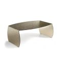 Coffee Table in Curved Tempered Glass Made in Italy - Palermo