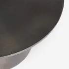 Modern Coffee Table with Round Steel Top Homemotion - Michelino Viadurini