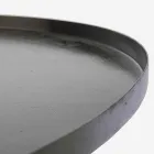 Modern Coffee Table with Round Steel Top Homemotion - Michelino Viadurini