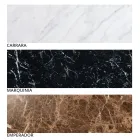 Modern Round Coffee Table in High Quality Metal and Marble - Raphael Viadurini