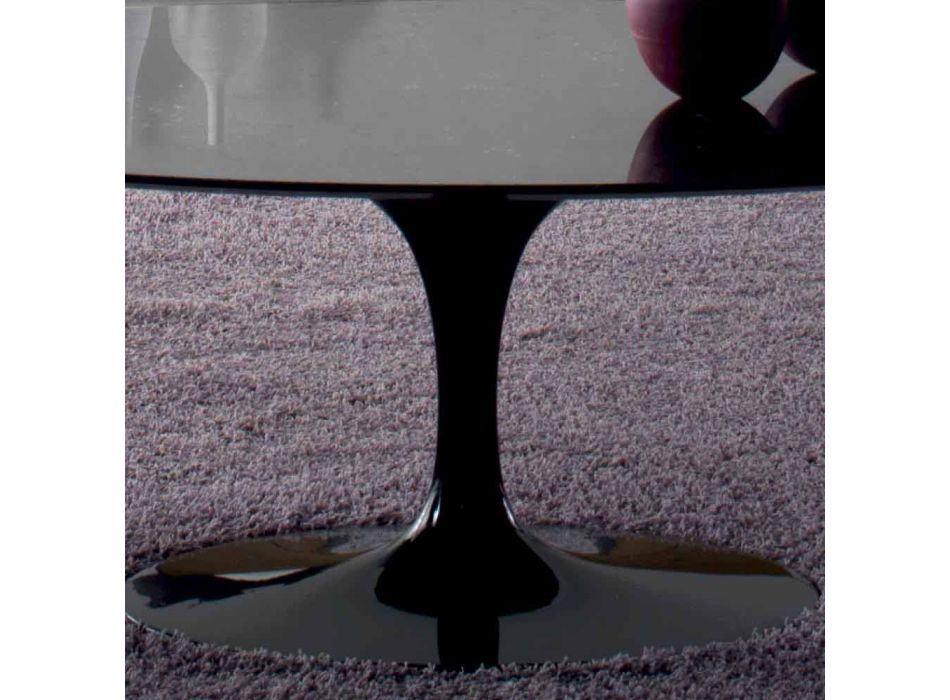 Oval Coffee Table Carrara Marble or Marquinia Made in Italy – Dollars Viadurini