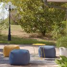 Modern Design Colored Metal Outdoor Coffee Table - Kathrin Viadurini