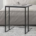Square Coffee Table in Ceramic Glass with Metal Base - Anselmo
