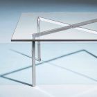 Square Tempered Glass Coffee Table Made in Italy - Madrid Viadurini
