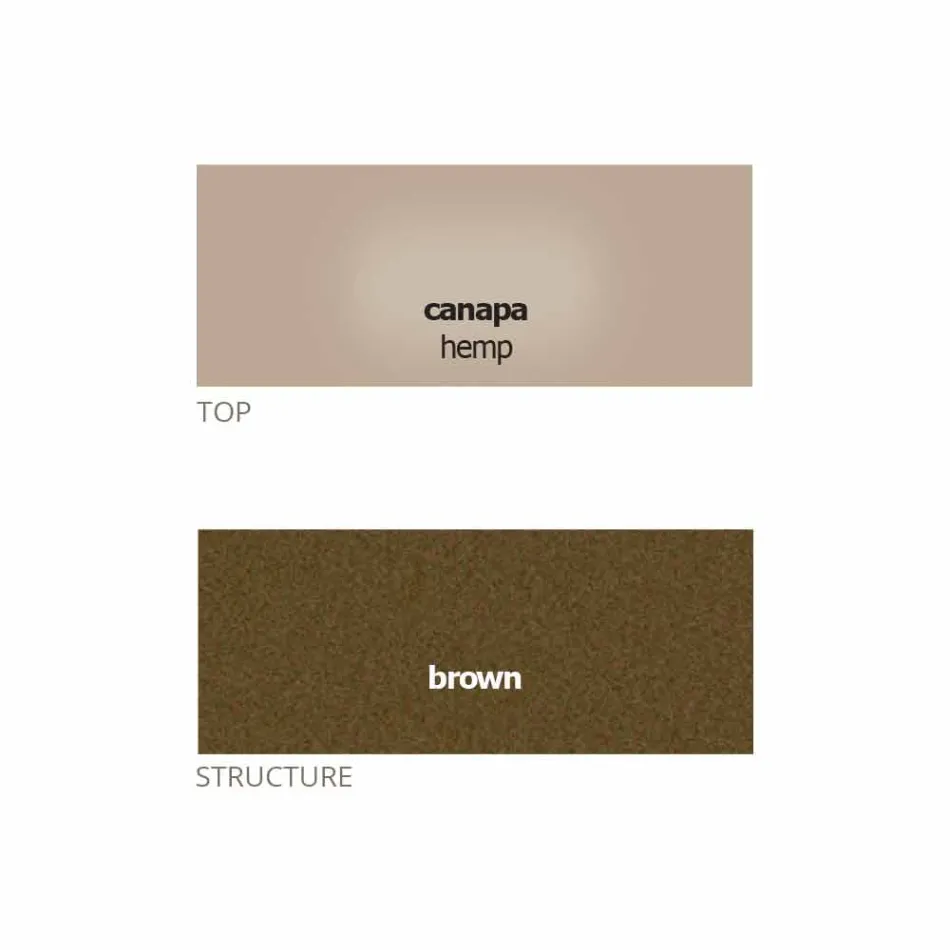 Round Coffee Table with Crystal Top Made in Italy - Indio Viadurini