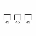 Round Design Coffee Table in Stoneware and Ash Made in Italy - Bering Viadurini