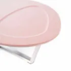 Modern Shaped Lounge Table in Mdf and Chrome Metal - Pimpa Viadurini