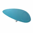 Modern Shaped Lounge Table in Mdf and Chrome Metal - Pimpa Viadurini