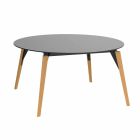 Round Wooden Coffee Table and Hpl Top in 2 Sizes - Faz Wood by Vondom Viadurini