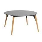 Round Wooden Coffee Table and Hpl Top in 2 Sizes - Faz Wood by Vondom Viadurini