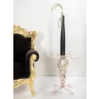 Round Transparent Plexiglass Coffee Table and Colored Top - Phosphorus Viadurini