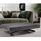Transformable Coffee Table with Wooden Top Slate Finish - Ademo Viadurini