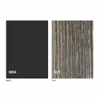 Transformable Coffee Table in Wood and Steel Made in Italy - Demetro Viadurini