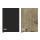 Transformer Table in Wood and Steel Made in Italy - Demetro Viadurini